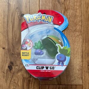 New and Sealed Jazwares Pokémon Clip 'N' Go Oddish Nest Ball Toy